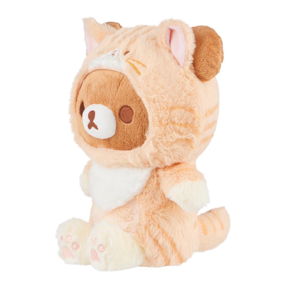NWT Rilakkuma Chairoikoguma San-X - Plush Sitting Cat Costume, 12 in - Picture 2 of 7